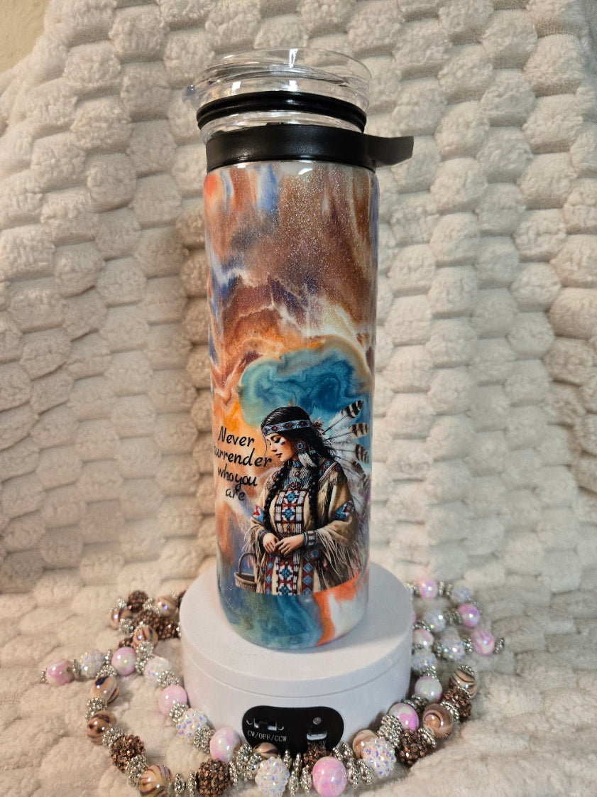 20oz Duo Tumbler - Native American Decal