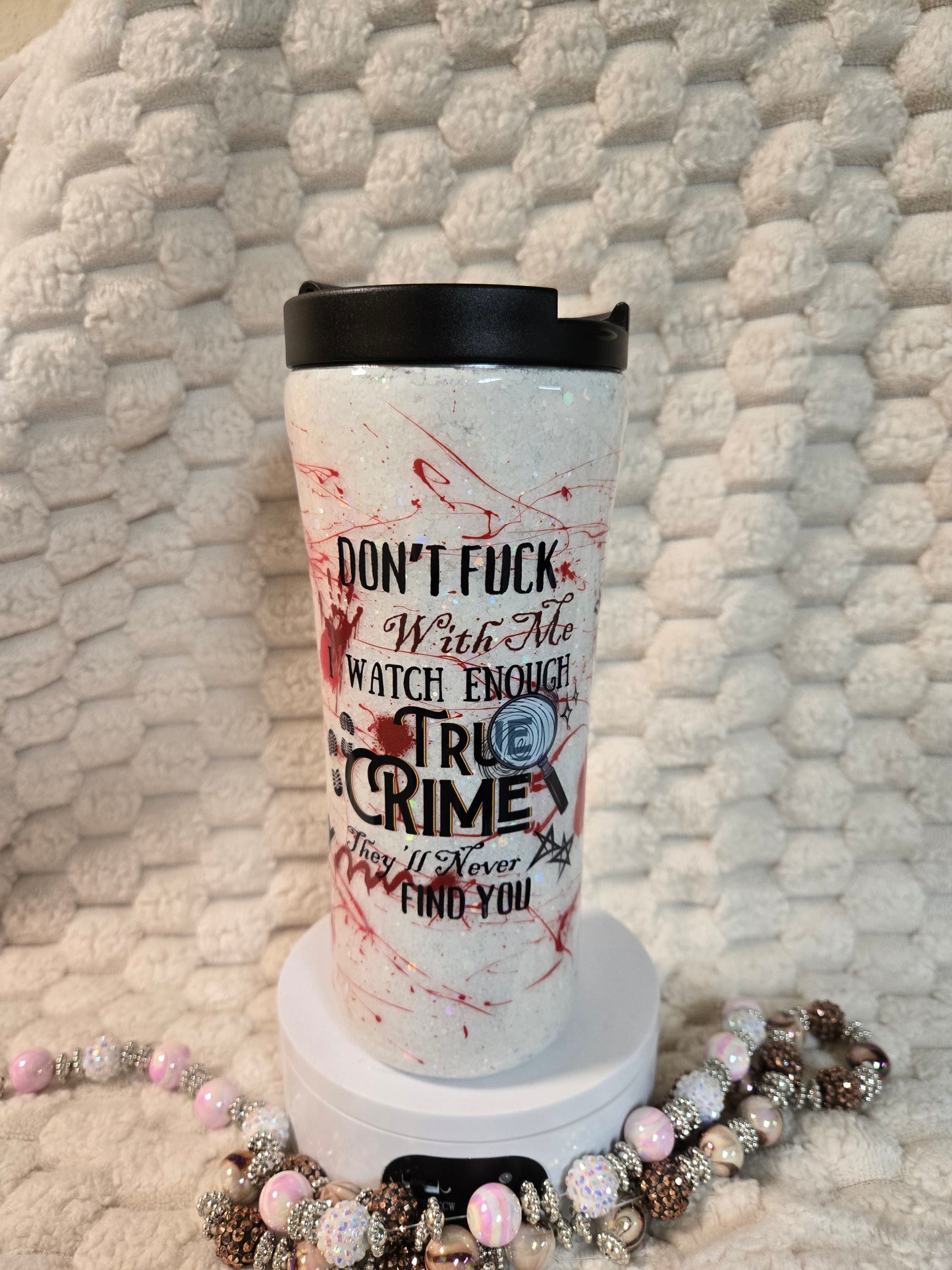16oz True Crime Travel Coffee Mug