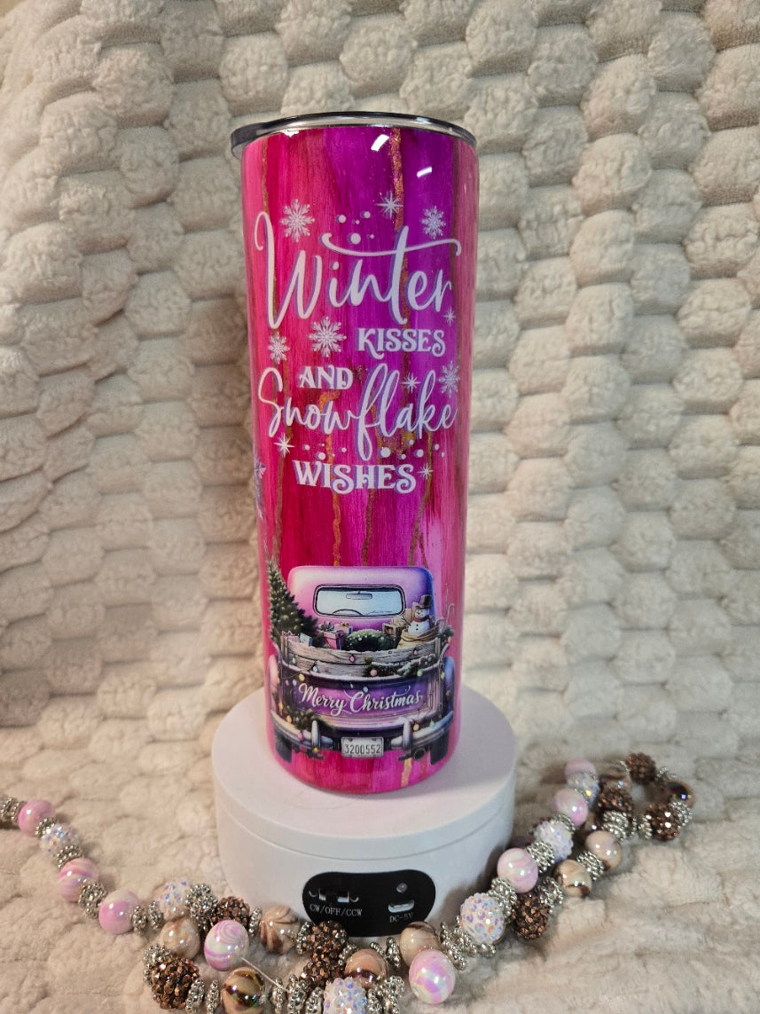 20oz Skinny - Winter Kisses