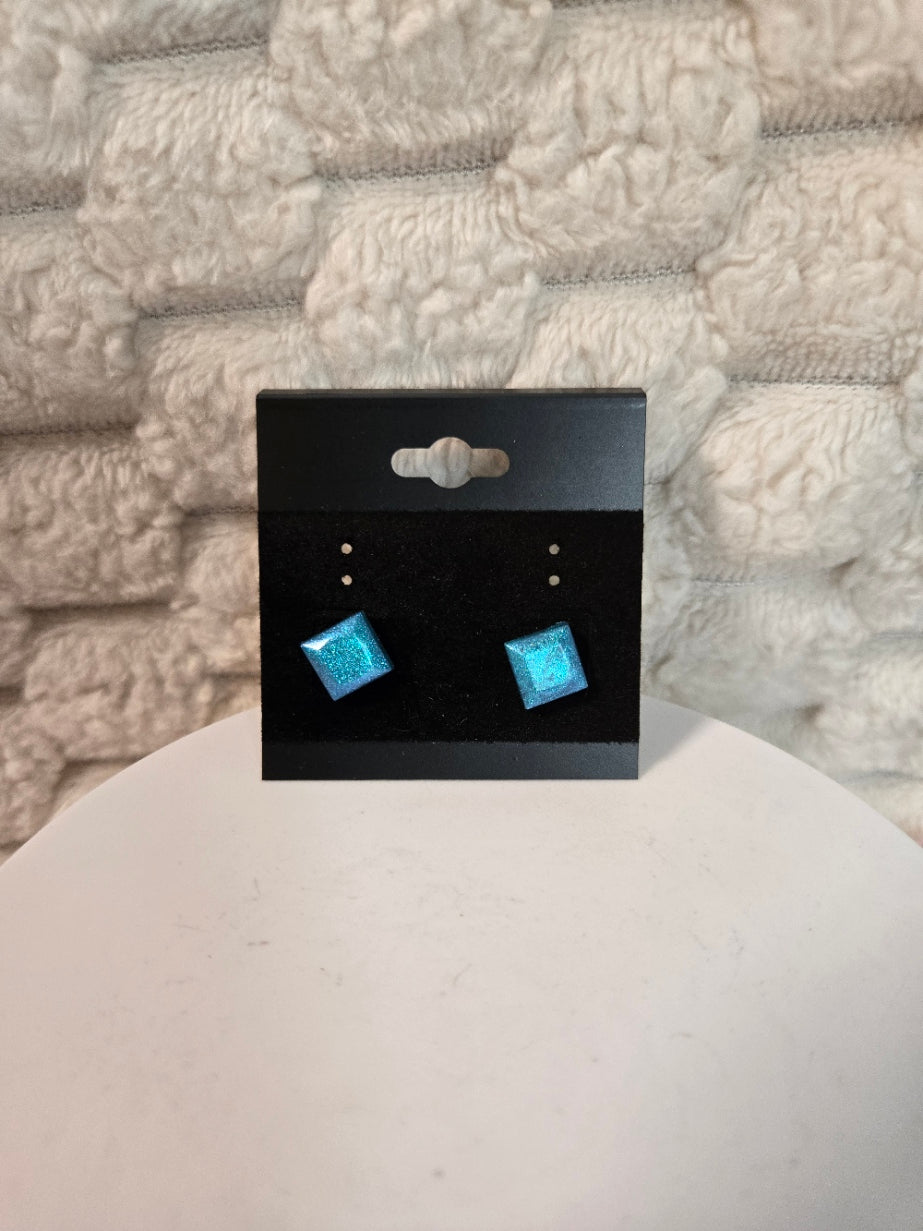 Earrings - Square Studs