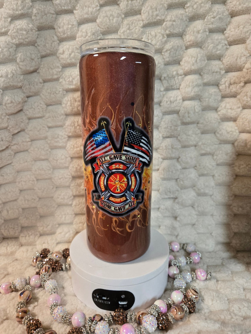 #15 - 20oz Skinny Firefighter