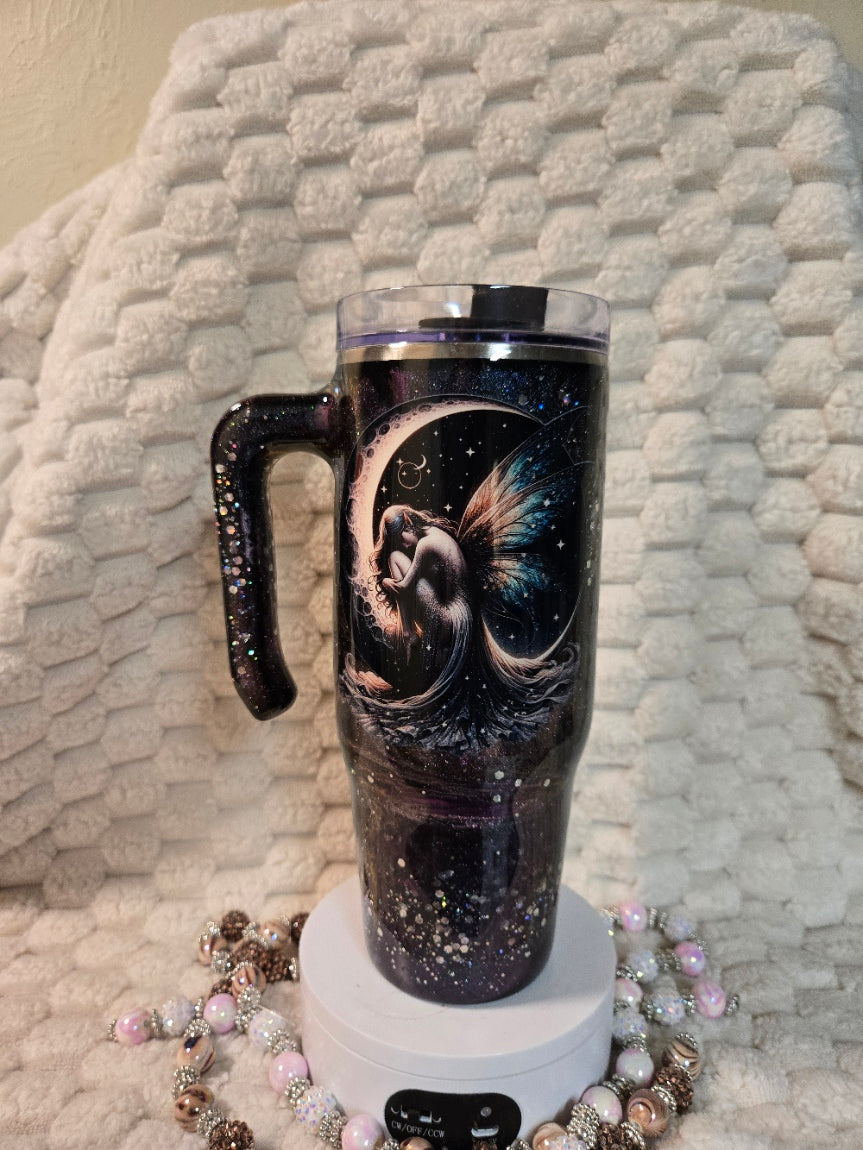 30oz Grippy - Fairy and The Moon Tumbler