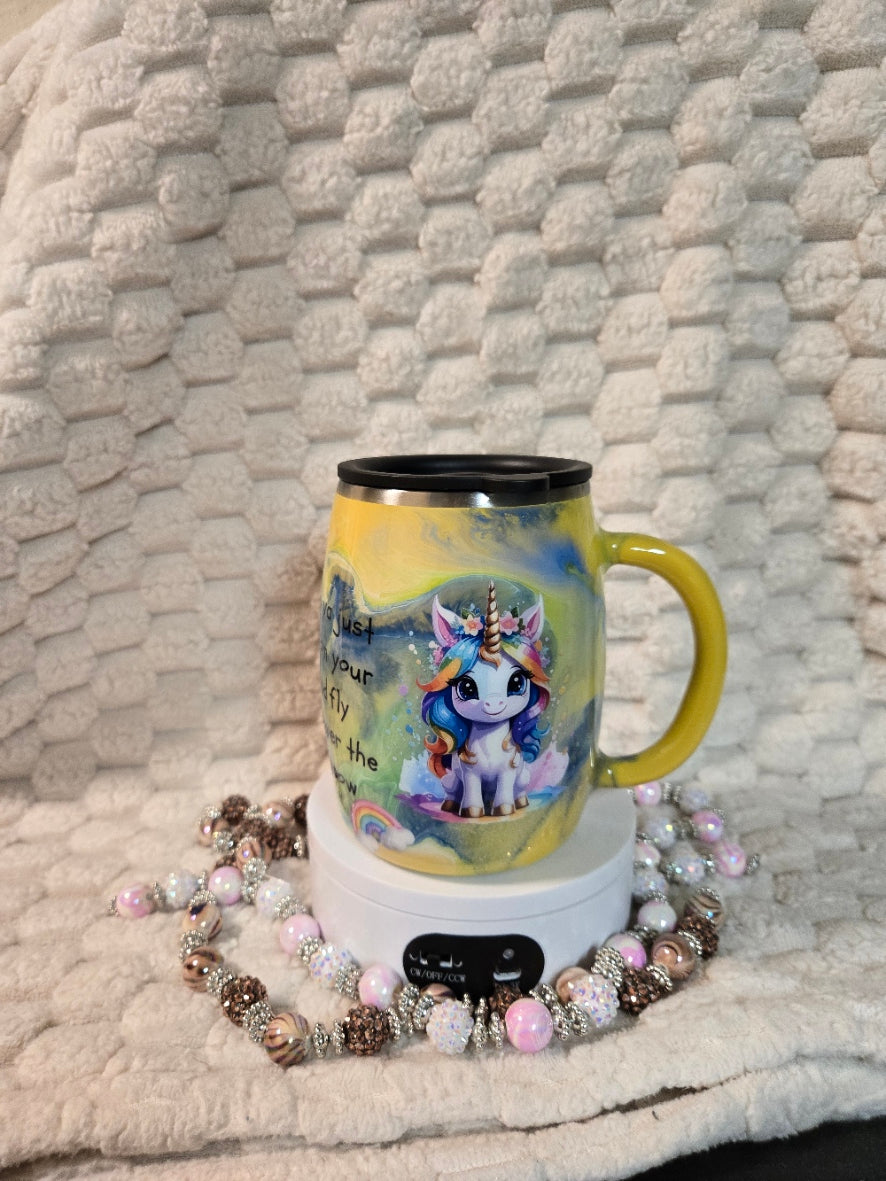 14oz Coffee Mug - Sassy Unicorn