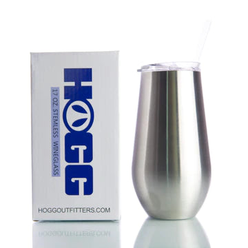 17oz Wine Tumbler w/straw