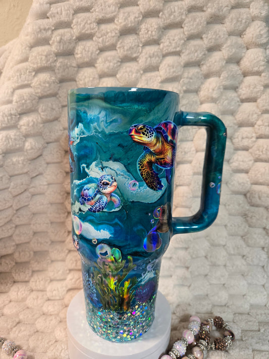 40oz Traveler Sea Turtle