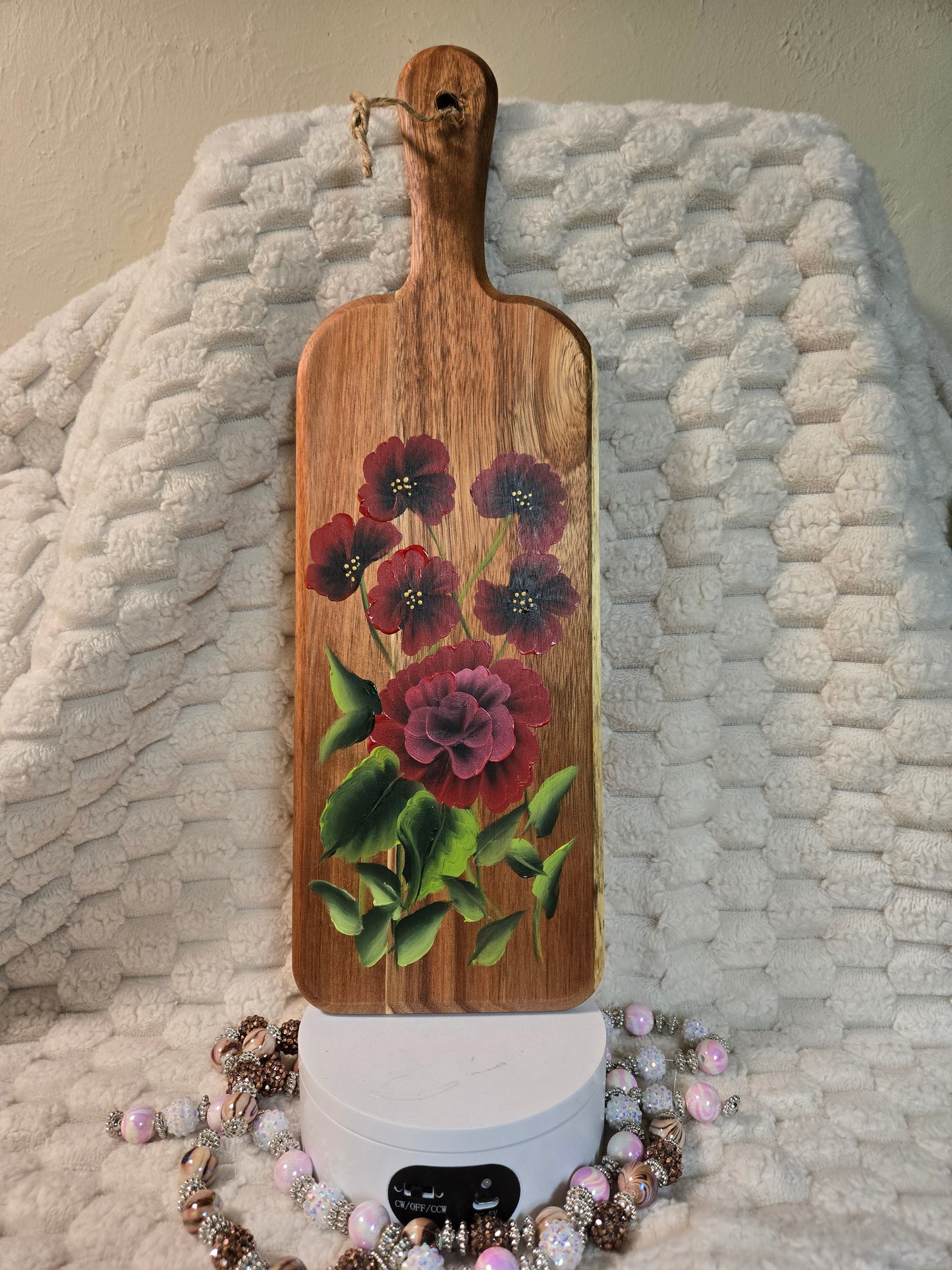 Red Rose Cutting Board