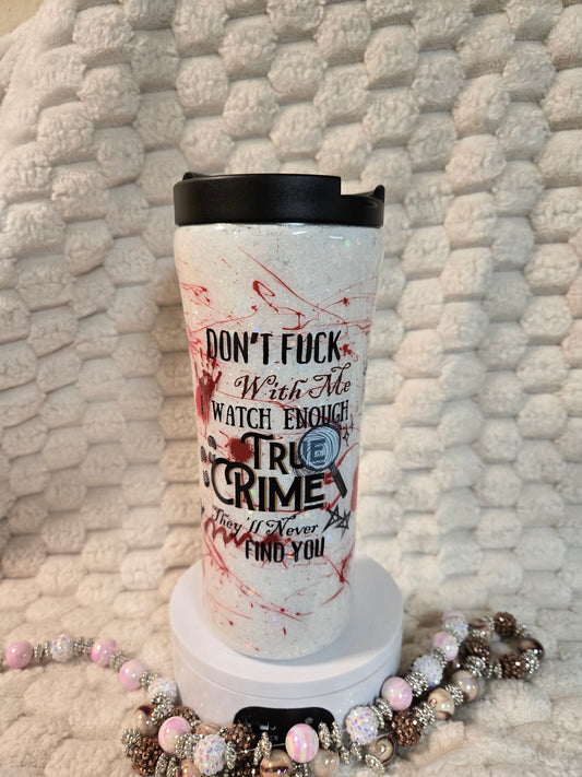 16oz True Crime Travel Coffee Mug