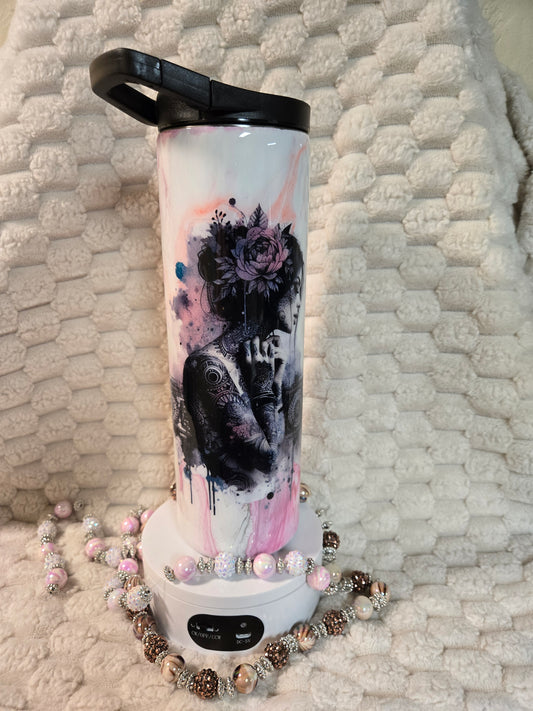 #17 - 30oz Duo Pink Marble